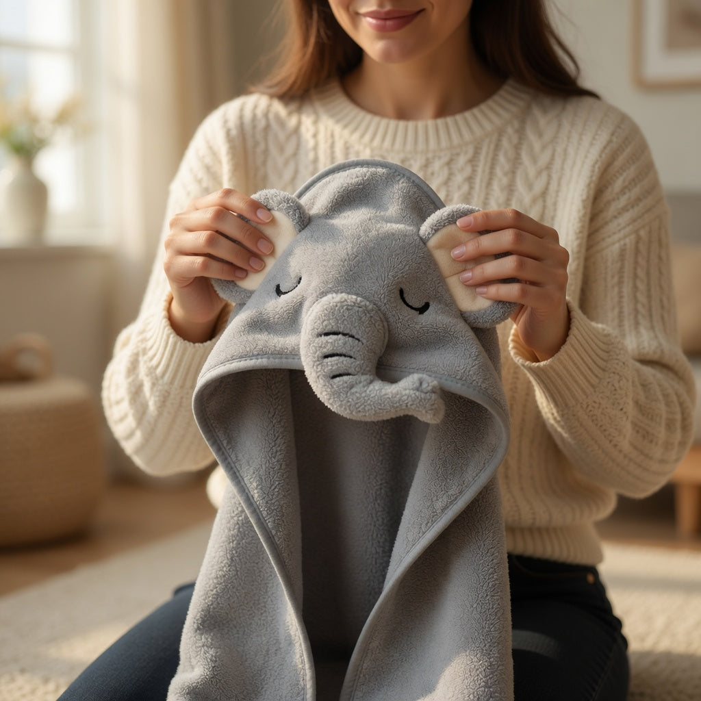 Baby Swaddle Bath Towel - Soft Wrap Design
